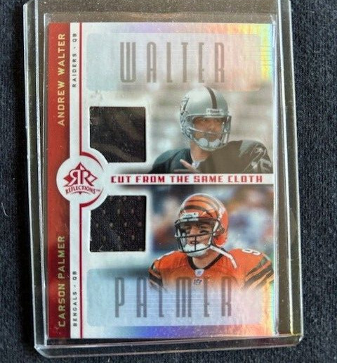 Carson Palmer / Andrew Walter  Certified Game Used  JERSEY Card