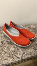 Orange Clarks Cloud Steppers Slippers