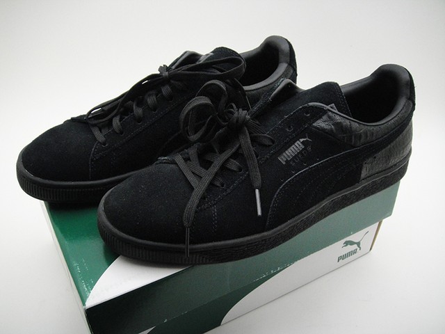 puma suede all black mens