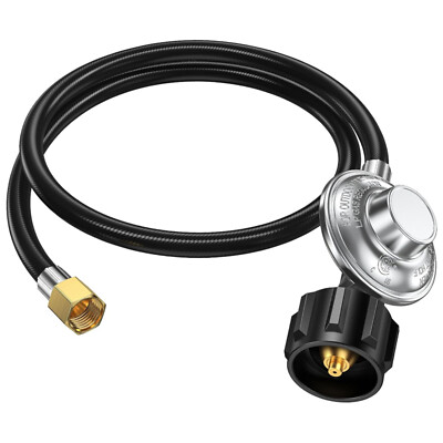 #ad #ad Propane Regulator with Hose 4FT Low Pressure 0 1Psi Propane Gas Grill Regulator $15.19