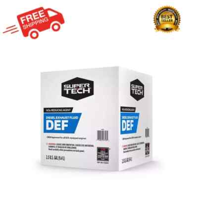 (1 PACK) Super Tech DEF Diesel Exhaust Fluid, mad in the USA 9.46 L 2.5 Gallon