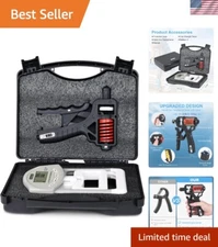 Professional-Grade Hand Gripper with Adjustable Resistance - 198Lbs Capacity