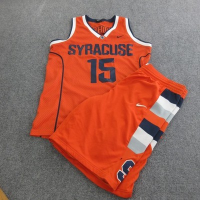 Vtg Syracuse Orange Jersey Mens Medium Orange NCAA Basketball Nike #15 Anthony