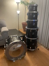 Sonor 1970’s Phonic Centennial Concert Tom Drum Kit Black Finish