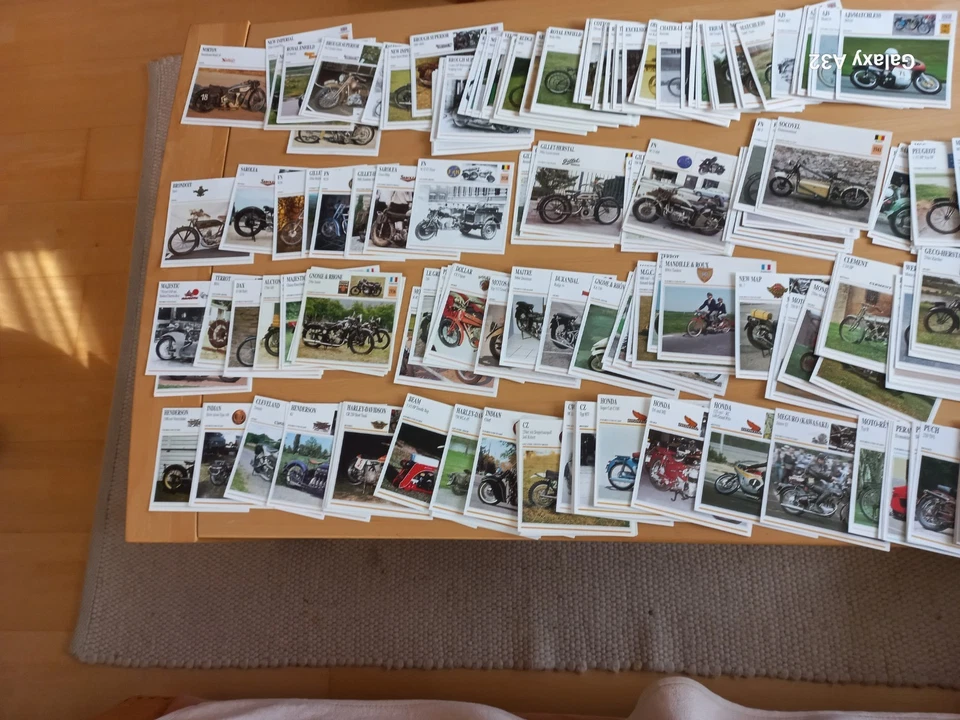 Große Motorrad Oldtimer - Farbfotokartensammlung - Bild 3 von 4