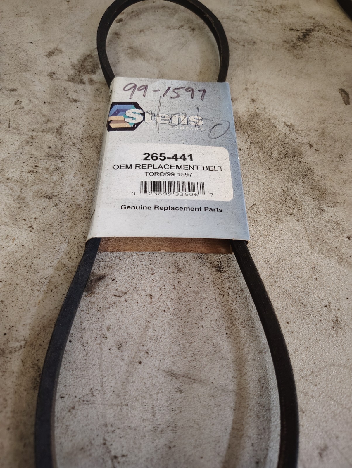belt fits toro 99-1597