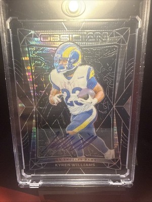 Kyran Williams LA Rams Obsidian Football 2024 Autogramm