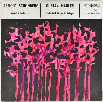 Arnold Schönberg* / Gustav Mahler Verklärte Na LP Mono Vinyl Schallplatte 0162