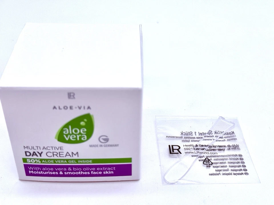 LR Aloe Vera Extra Rich Multiactive Day Cream 50% Aloe Vera u.Bio Olive 50ml OVP - Bild 4 von 4