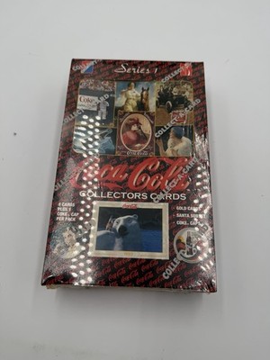 1993 Coca Cola Collectors Cards Series 1 New Sealed Box - Inserts -  Santa; Caps