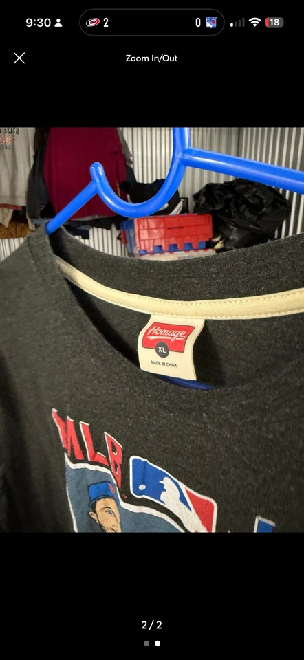 Camiseta Gráfica Homenaje New York Mets MLB Jam Scherzer & Verlander (Talla XL) Foto 3 de 3