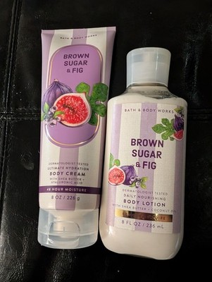 Bath& Body Works Brown Sugar And Big Body Cream And Body Lotion
