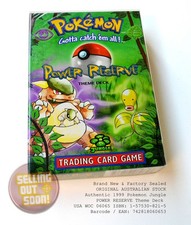Pokemon Theme Deck 1999 (NEW, RARE!) Get ACTUAL pack in pic Jungle POWER RESERVE