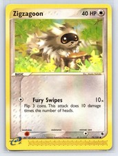 Zigzagoon 79/109 Common Ruby & Sapphire Pokemon Moderately Played