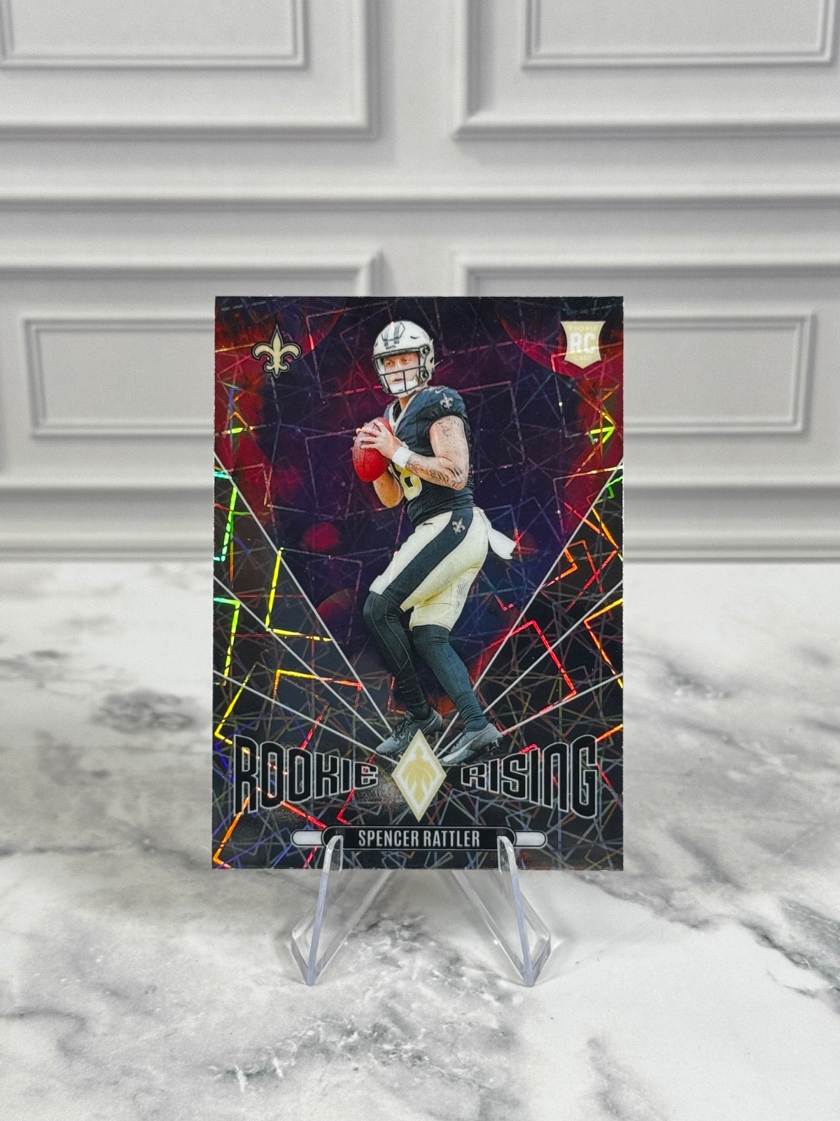 2024 Panini Phoenix - Rookie Rising Spencer Rattler #RR-SRR Lazer (RC)