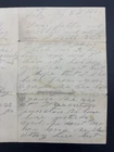 July 1863 Civil War Soldier Letter Brother Badly Wounded KIA Gettysburg Battle