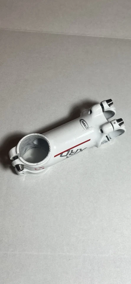 Vástago de bicicleta de carretera de aleación blanca Rav X abrazadera 31,8 28,6x80 mm Foto 3 de 4