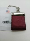 Harveys Seatbelt BLACK CHERRY Dark Burgundy New Hang Tag Fob   — photo 2