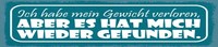 Blechschild 10X46 Cm Ich Habe Mein Gewicht Verloren Deko Geschenk Schild