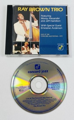 Ray Brown Trio Live At Concord Jazz Festival CD CCD-4102 Interpress West Germany