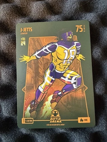Bo Jackson Battle Arena J-Jetts Justin Jefferson FIRE - N24 FIRST EDITION /2999