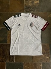 Mexico National Team Jersey Mens 2XL White Soccer Adidas Authentic 2020-21 Away