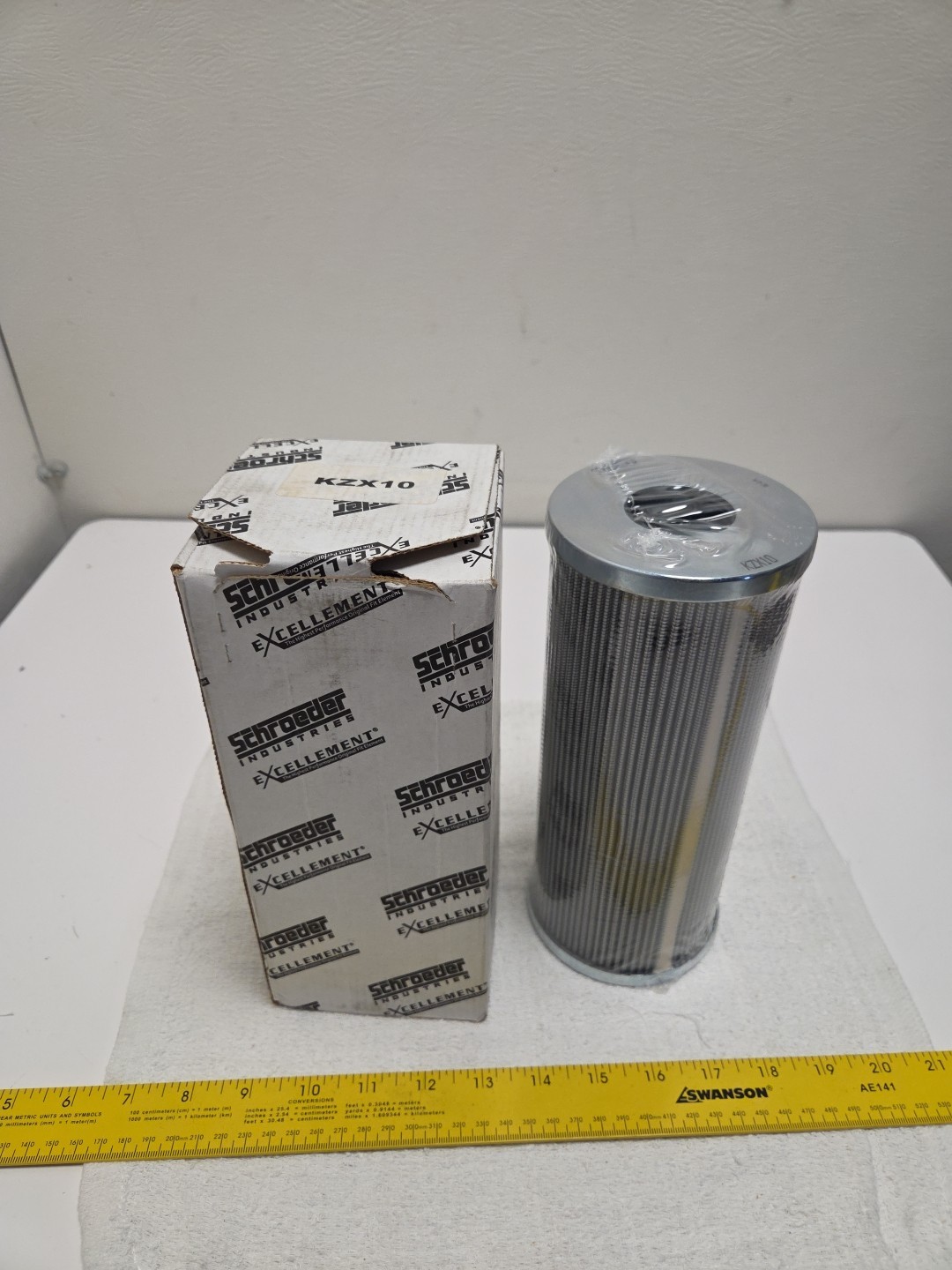 Schroeder KZX10 Hydraulic Filter Element 10 Micron Replacement Cartridge NOS