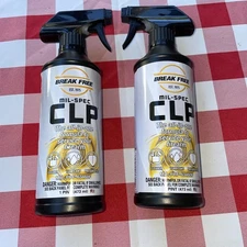 Lot Of 2 Break Free Mil-Spec CLP Cleaner Lubricant Preservative