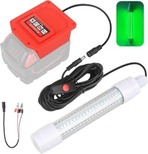 Underwater Green Fishing Light Compatible for Milwaukee M18 Battery,Fishing Ligh