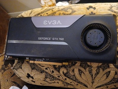EVGA  GeForce GTX 760 2GB Used Video Graphics Card, 02G-P4-2762-KR