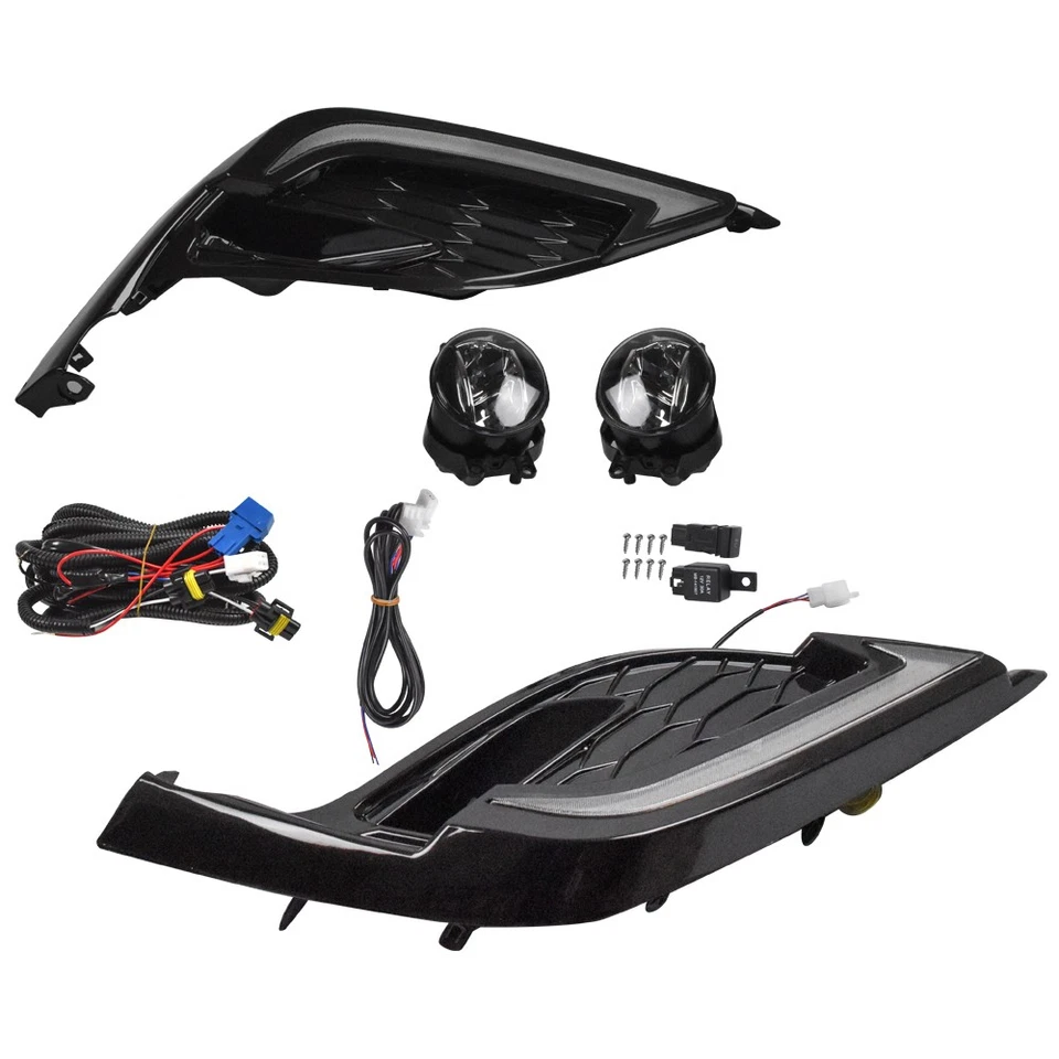 Kits de luces antiniebla LED DRL para Toyota Camry SE XSE 2021-2024 Foto 4 de 4