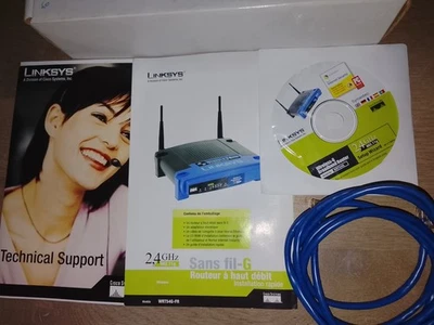 Linksys WRT54GL Routeur sans fil Wifi 54GL avec switch 4 ports - Photo 1/4