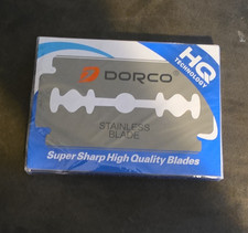 Dorco ST300 Stainless Steel Double Edge Razor Blades 100ct for Men Face
