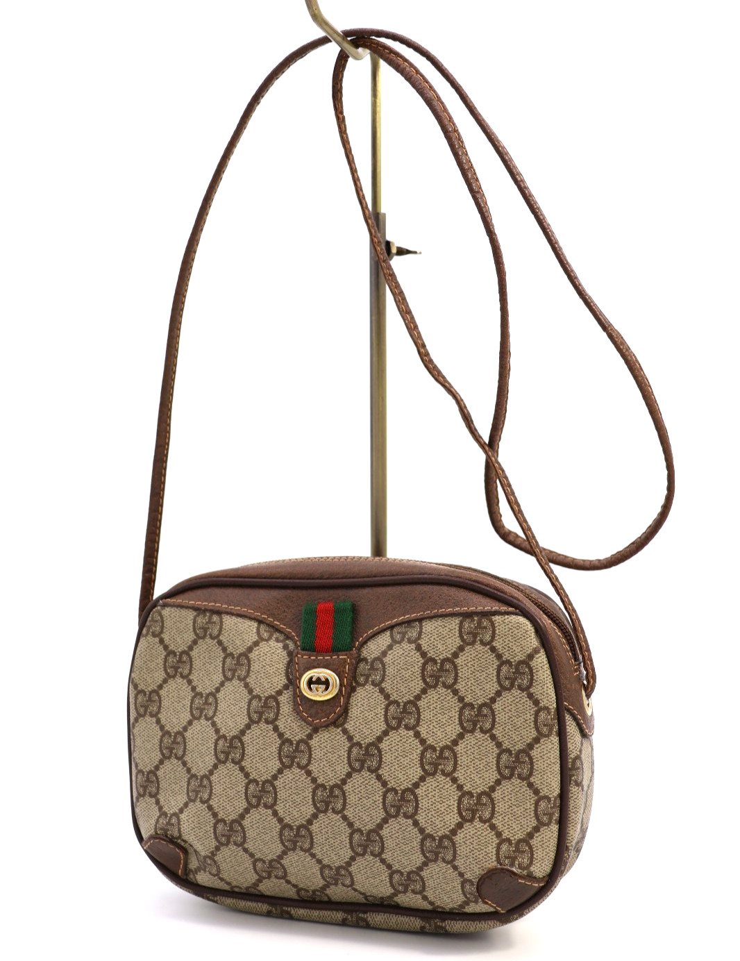 Gucci borsa a tracolla vintage borsa a tracolla Sherry GG Supreme marrone autentica