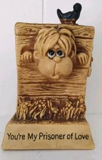 Vintage Russ Berrie & Co R&W Berrie 1979 Prisoner Of Love Figurine Statue 5 Inch