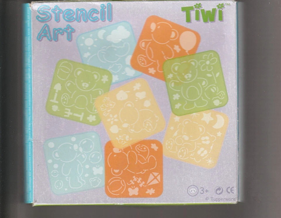 Tupperware Tiwi Stencil Art Zeichenschablonen - Bild 2 von 4