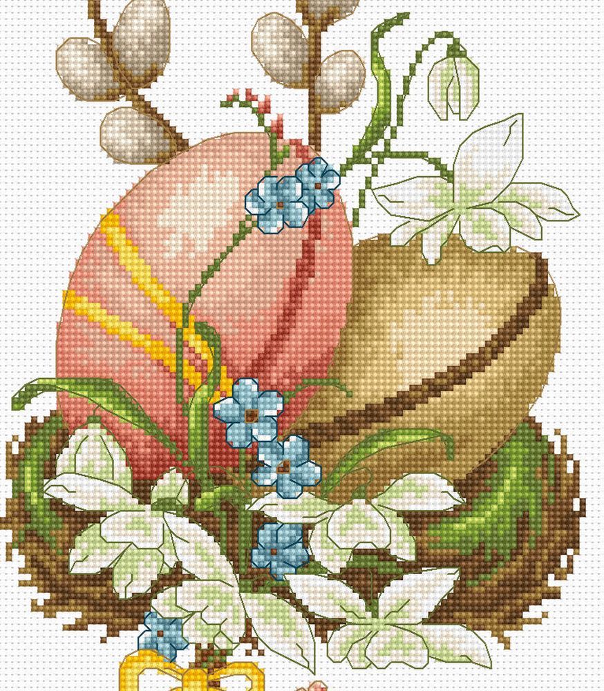 Luca-S Kit point de croix B2380, multicolore, 43 x 32 cm