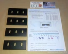 4-PACK, 3/8" Thick SBR Rubber Paddles (no H/W) for our SNOW BLOWER IMPELLER KIT