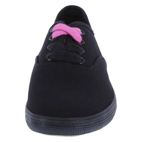 Tênis esportivo feminino Bal preto City Sneaks lona - tamanho 5W - Imagem 3 de 4