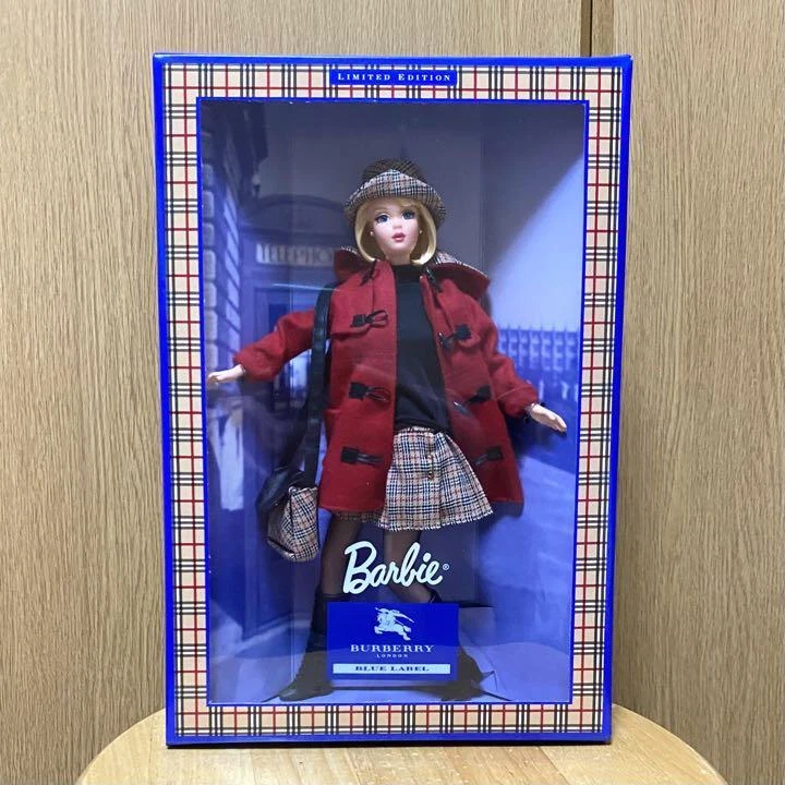 Barbie Doll x Burberry Blue label Limited Edition Rare Japan Exclusive