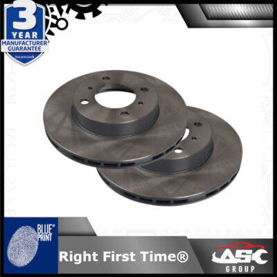 Brake Disc Set - Front - 236mm - fits Mitsubishi Carisma, Colt lV, Colt ...