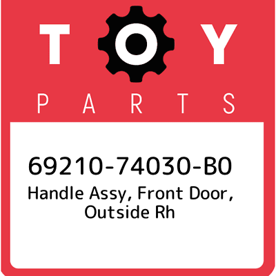 Toyota 69210-74030-B0 Outside Door Handle 
