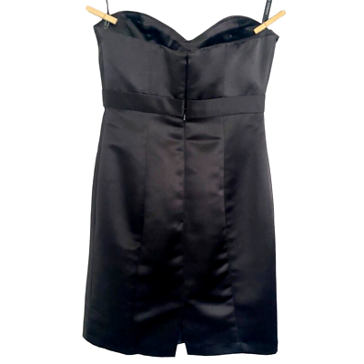 bill levkoff black dress Bill Levkoff Tea Length Black Formal Dress