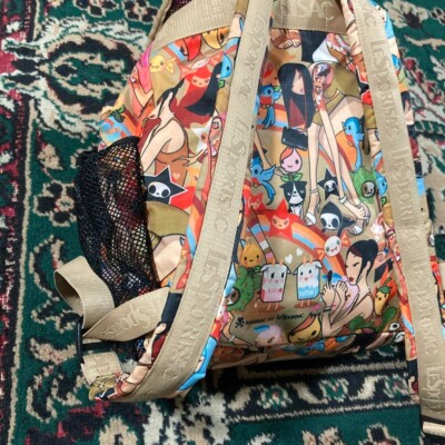 LeSportsac tokidoki collaboration rucksack backpack all pattern