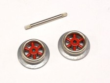 257r Red Spoke Wheels And Axle Set For Lionel O Gauge Leadtrailing Trucks 257r Red Spoke Wheels And Axle Set For Lionel O Gauge Leadtrailing Trucks