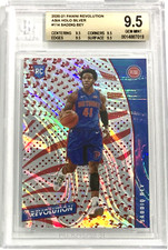 2020-21 Panini Revolution #114 Saddiq Bey ASIA HOLO SILVER BGS 9.5 GEM MINT RC