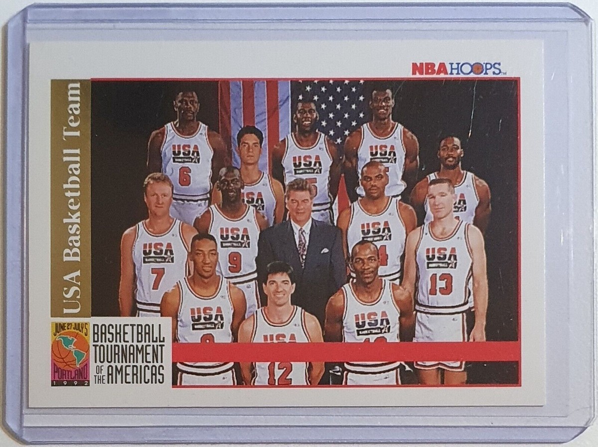 1992 NBA Hoops Dream Team USA Team Card - Ready to Grade | eBay