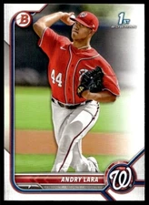 2022 Bowman Prospects Andry Lara Washington Nationals #BP-70