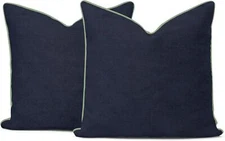 New- Linen Pillow Covers, Set of 2, Ultra Soft, Decorative Throw Pillow Cove
