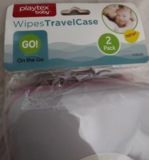 New: 2 Travel Wipes Cases. On The Go Playtex Baby TM.